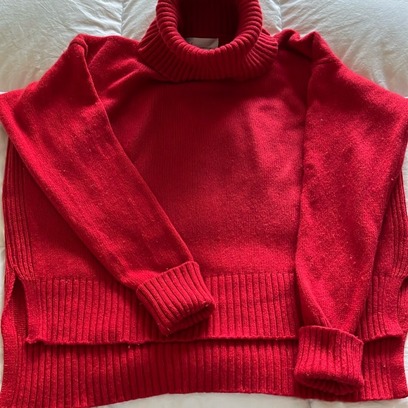 Women’s Anthropologie, Red Sweater, size S - Picture 1 of 6